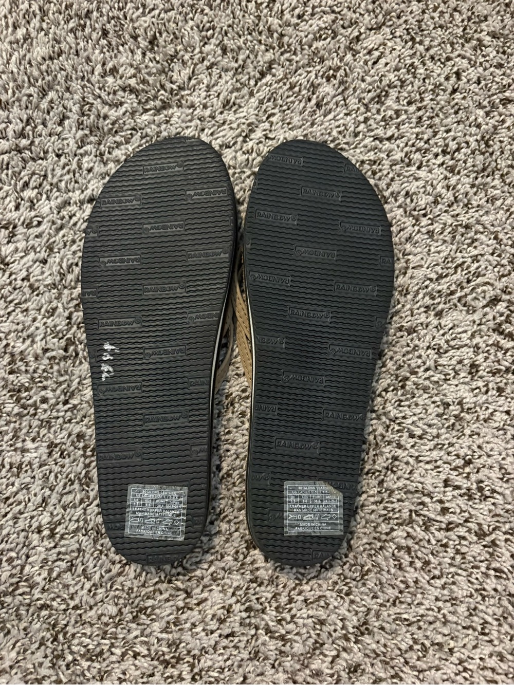 Rainbow Flips Flops - Picture 2 of 4